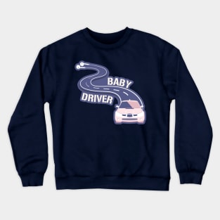 Blue Baby Driver Crewneck Sweatshirt